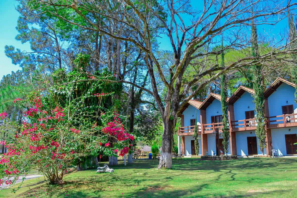 Área externa do hotel