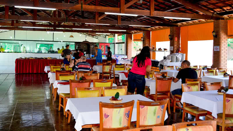 Restaurante do hotel fazenda